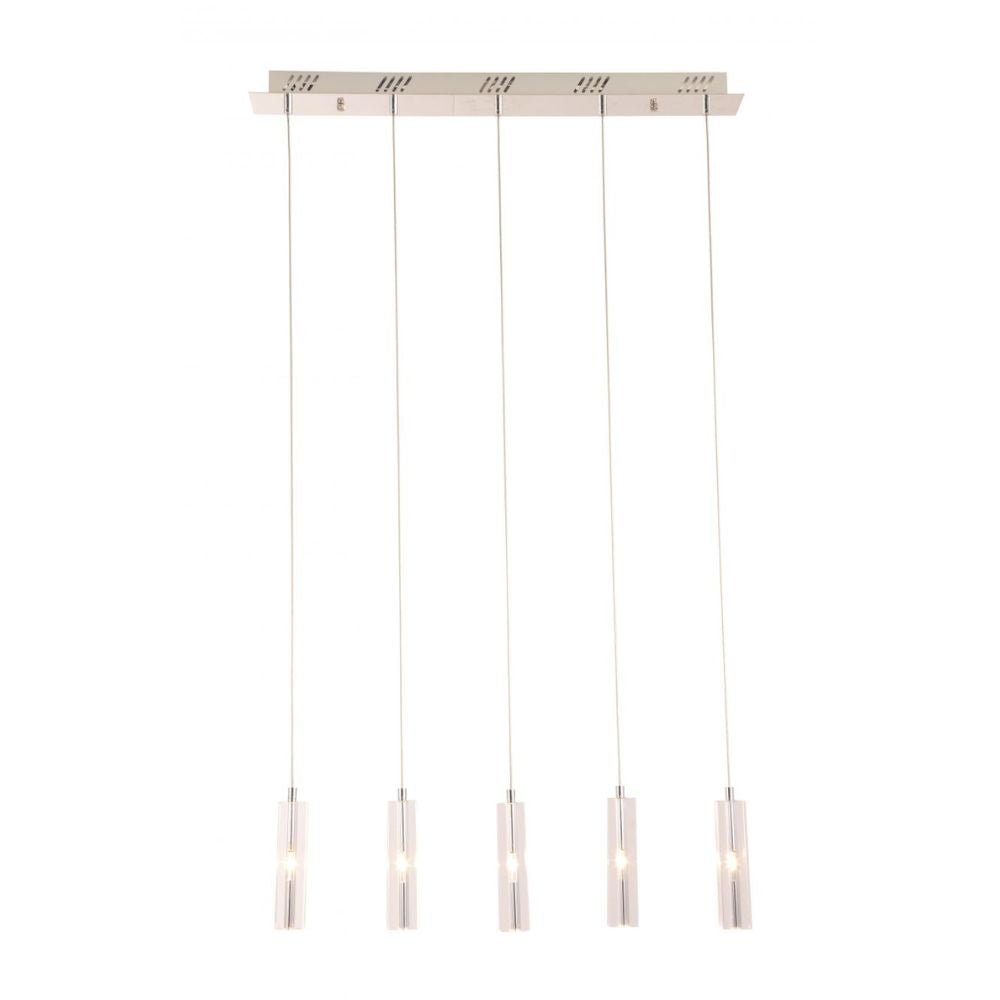 LAMP ZUO CELERON | Ceiling Lamp for Living Room Dining Room | Transparent Glass | Galvanized Steel | Inside Bedroom Waiting Room Decorative Room Home Interior Decorative Lamp Lighting Floor Lamp Modern Lamp Light Kitchen Living Room Bedroom