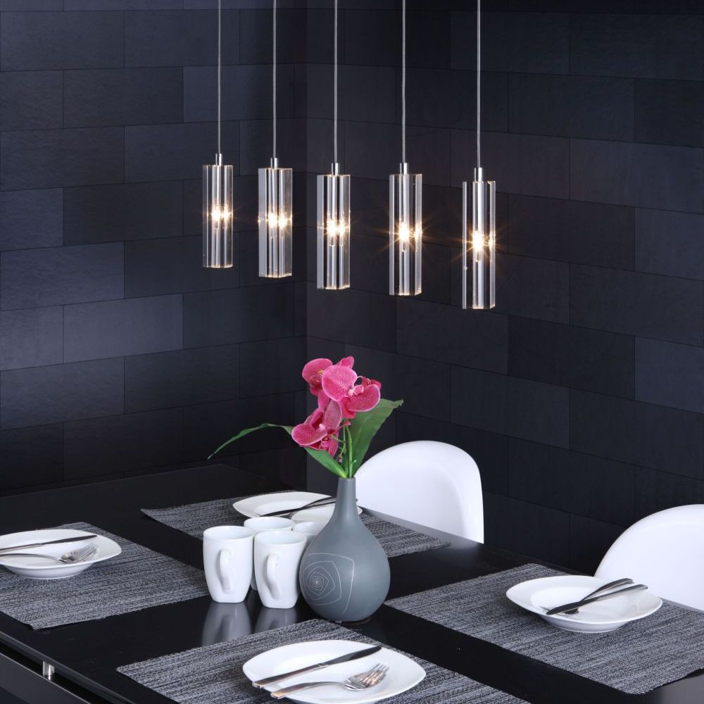LAMP ZUO CELERON | Ceiling Lamp for Living Room Dining Room | Transparent Glass | Galvanized Steel | Inside Bedroom Waiting Room Decorative Room Home Interior Decorative Lamp Lighting Floor Lamp Modern Lamp Light Kitchen Living Room Bedroom Set
