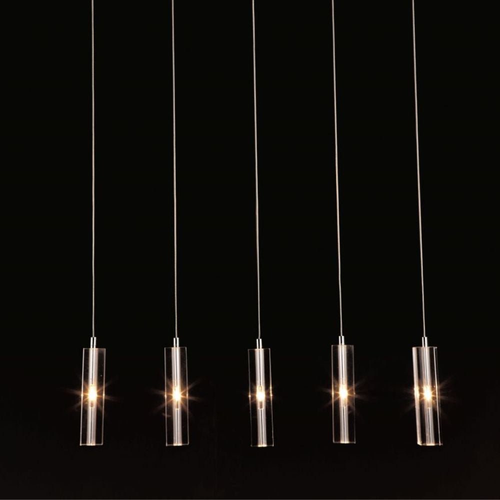 LAMP ZUO CELERON | Ceiling Lamp for Living Room Dining Room | Transparent Glass | Galvanized Steel | Inside Bedroom Waiting Room Decorative Room Home Interior Decorative Lamp Lighting Floor Lamp Modern Lamp Light Kitchen Living Room Bedroom