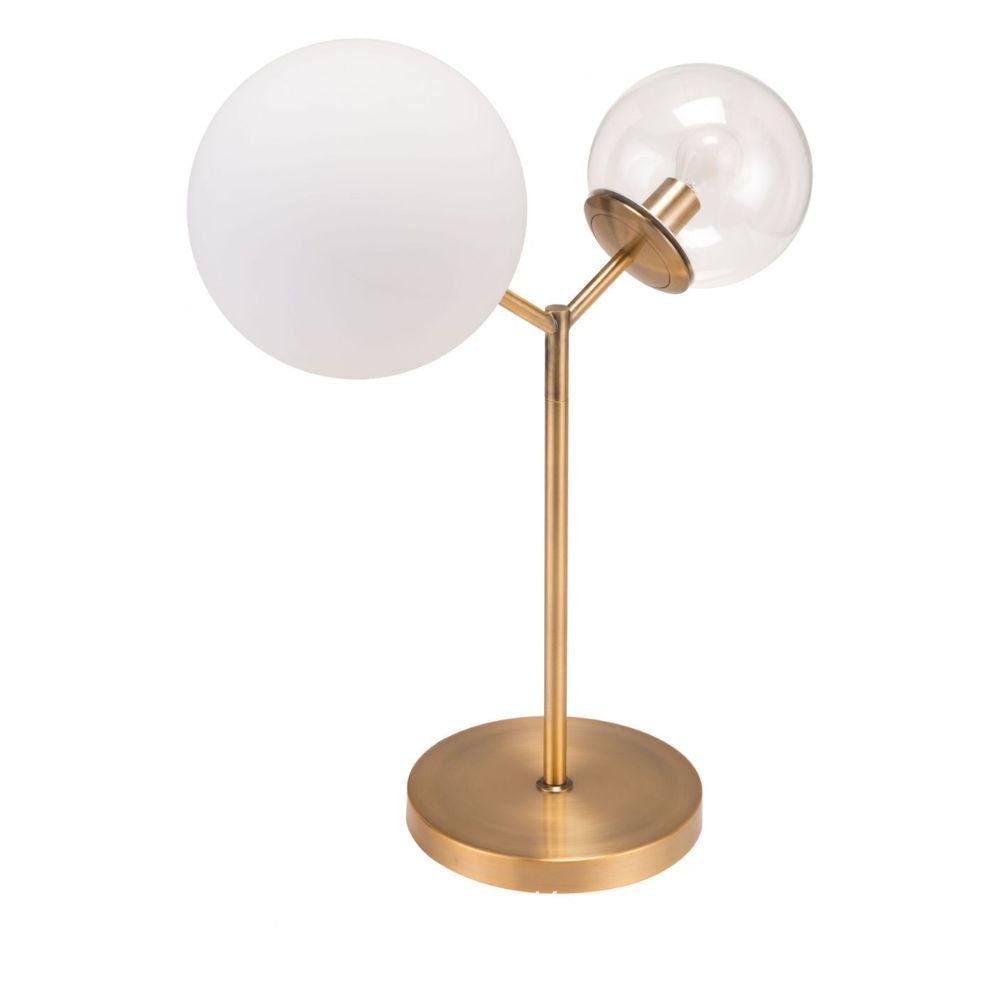LAMP ZUO CONSTANCE | Table Lamp for Bedroom | Various Colors | Steel Frosted Transparent Glass | Inside Bedroom Waiting Room Decorative Room Home Interior Decorative Lamp Lighting Floor Lamp Modern Lamp Light Kitchen Living Room Bedroom