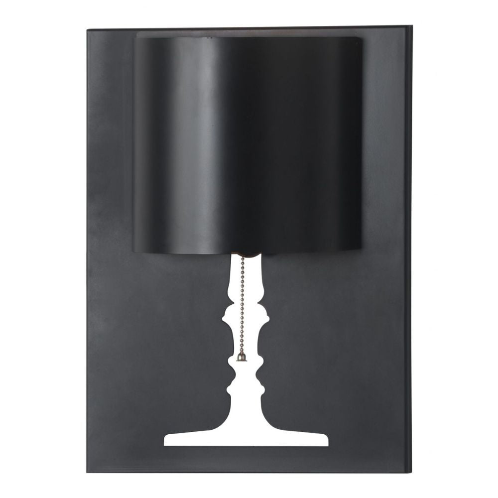 LAMP ZUO DREAM | Wall Sconce for Bedroom Home | Black | Painted Steel | Inside Bedroom Waiting Room Decorative Room Home Interior Decorative Lamp Lighting Floor Lamp Modern Lamp Light Kitchen Living Room Bedroom