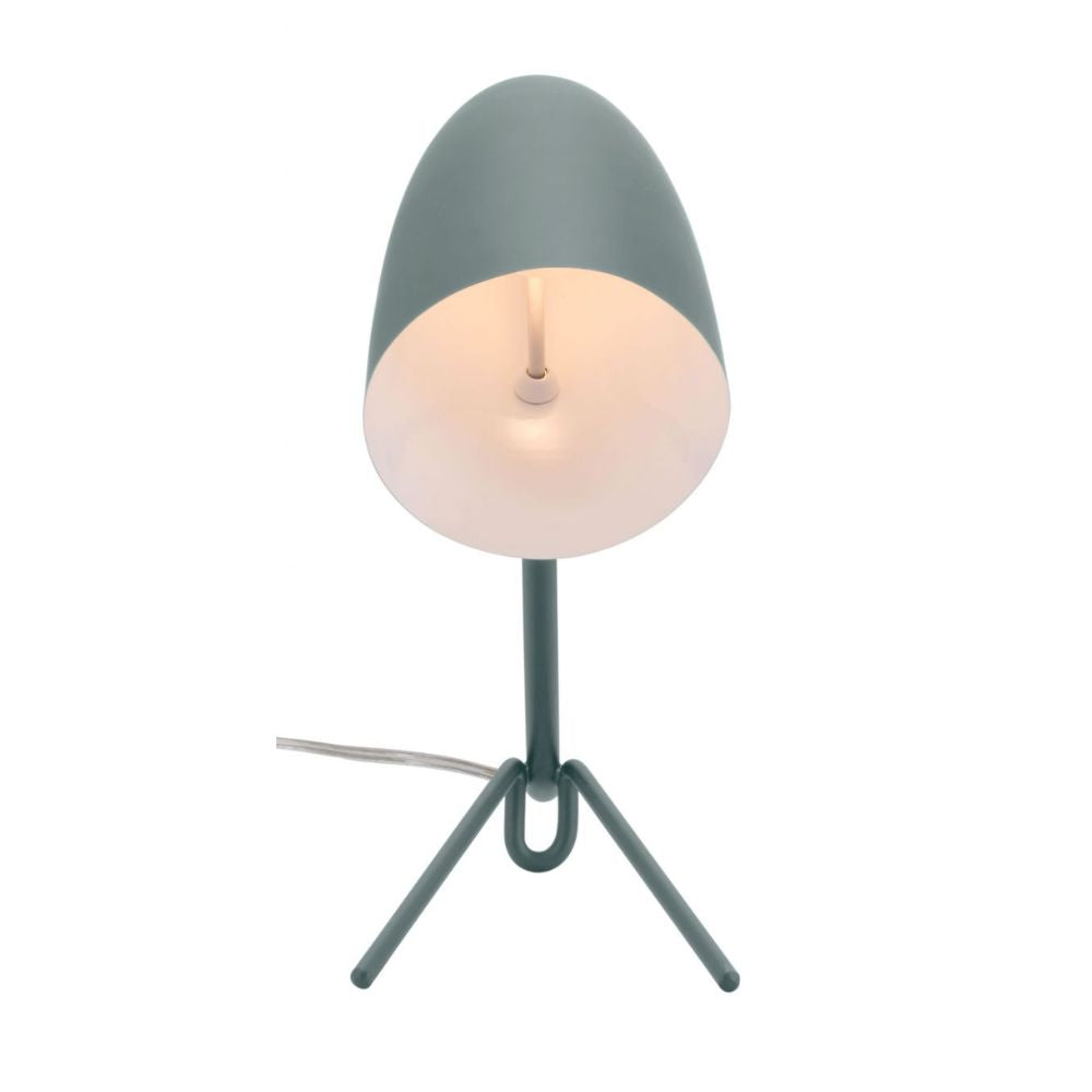 LAMP ZUO JAMISON | Table Lamp for Studio | Green | Powder Coated Steel | Inside | Room Waiting Room Bedroom Decorative Home Interior Decoration Lamp Ilumination Modern Light Kitchen