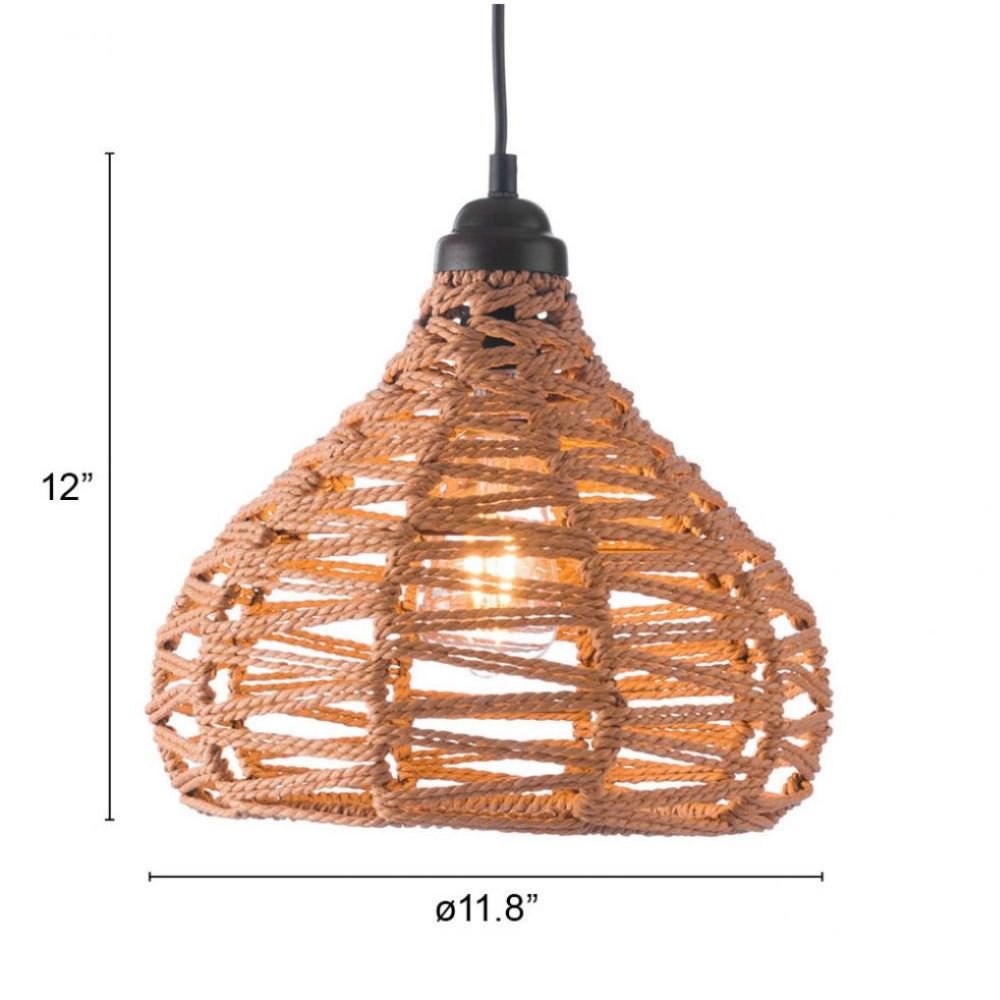 LAMP ZUO NEZZ | Ceiling Lamp for Bar Hallway Space | Natural Brown | Powder-Coated Steel | Inside Bedroom Waiting Room Decorative Room Home Interior Decorative Lamp Lighting Floor Lamp Modern Lamp Light Kitchen Living Room Bedroom
