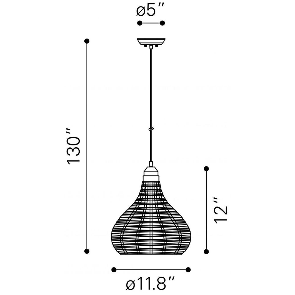 LAMP ZUO NEZZ | Ceiling Lamp for Bar Hallway Space | Natural Brown | Powder-Coated Steel | Inside Bedroom Waiting Room Decorative Room Home Interior Decorative Lamp Lighting Floor Lamp Modern Lamp Light Kitchen Living Room Bedroom