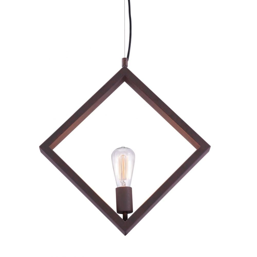 LÁMPARA ZUO ROTORURA | Lámpara de Techo para Sala de Estar | Marrón Oscuro | Acero Pintado | Interior - 98417 - Zuo - NOGAL BEAT -
