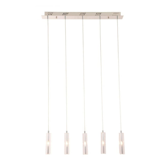 LAMP ZUO CELERON | Ceiling Lamp for Living Room Dining Room | Transparent Glass | Galvanized Steel | Inside Bedroom Waiting Room Decorative Room Home Interior Decorative Lamp Lighting Floor Lamp Modern Lamp Light Kitchen Living Room Bedroom
