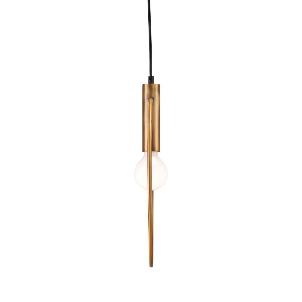 LAMP ZUO IRENZA | Ceiling Light for Bar | Gold Brass | Galvanized Steel | Inside Bedroom Waiting Room Decorative Room Home Interior Decorative Lamp Lighting Floor Lamp Modern Lamp Light Kitchen Living Room Bedroom