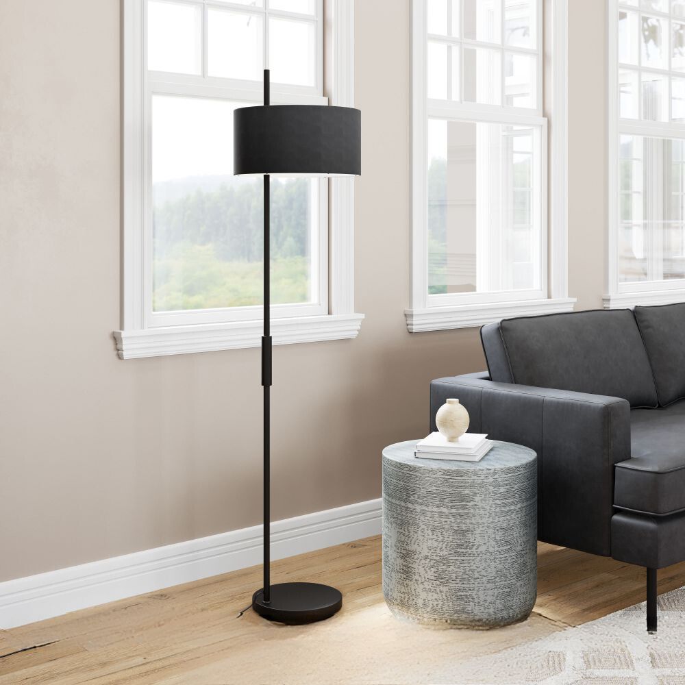 LAMP ZUO LONTE | Floor Lamp for Living Room | Black | Acero Polialgodón Acrílico | Interior | Room Waiting Room Bedroom Decorative Home Interior Decoration Lamp Ilumination Modern Light Kitchen Set