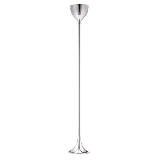 LAMP ZUO NEUTRINO | Modern Floor Lamp for Dark Corners Living Room | Chrome | Chromed Steel | Inside Bedroom Waiting Room Decorative Room Home Interior Decorative Lamp Lighting Floor Lamp Modern Lamp Light Kitchen Living Room Bedroom
