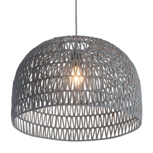 LAMP ZUO PARADISE | Ceiling Light for Dining Room Restaurant Spa | Gray | Powder-Coated Steel Paper | Inside Bedroom Waiting Room Decorative Room Home Interior Decorative Lamp Lighting Floor Lamp Modern Lamp Light Kitchen Living Room Bedroom