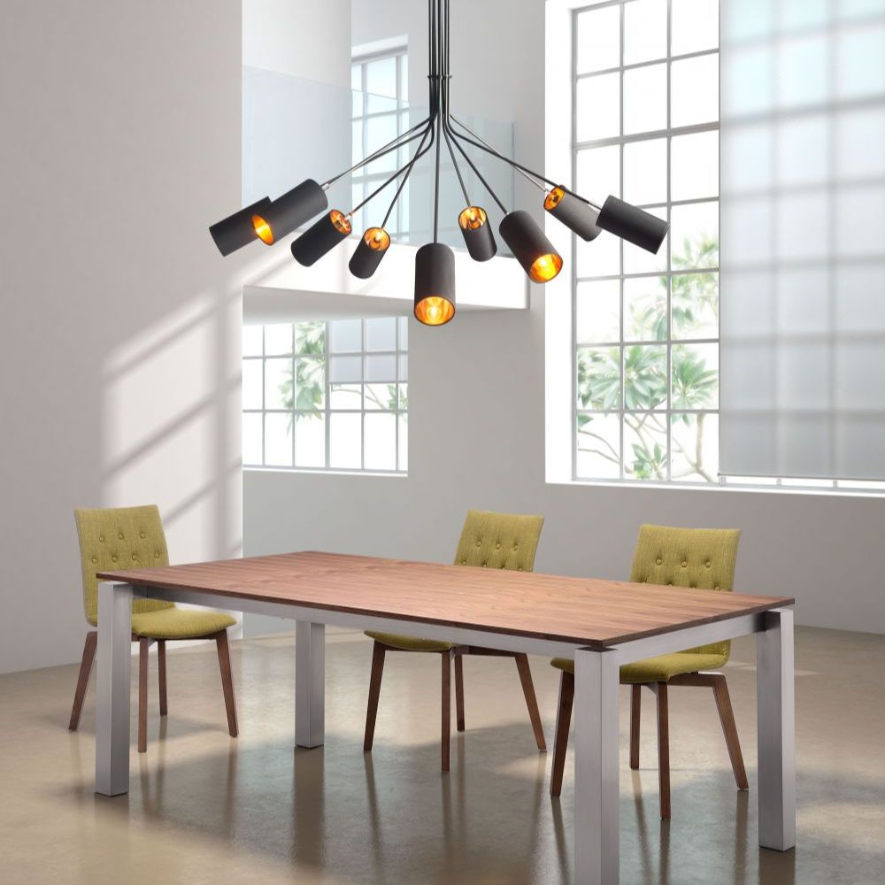 Nogal Beat USA Ambition Modern Black Ceiling Lamp for Dining Room